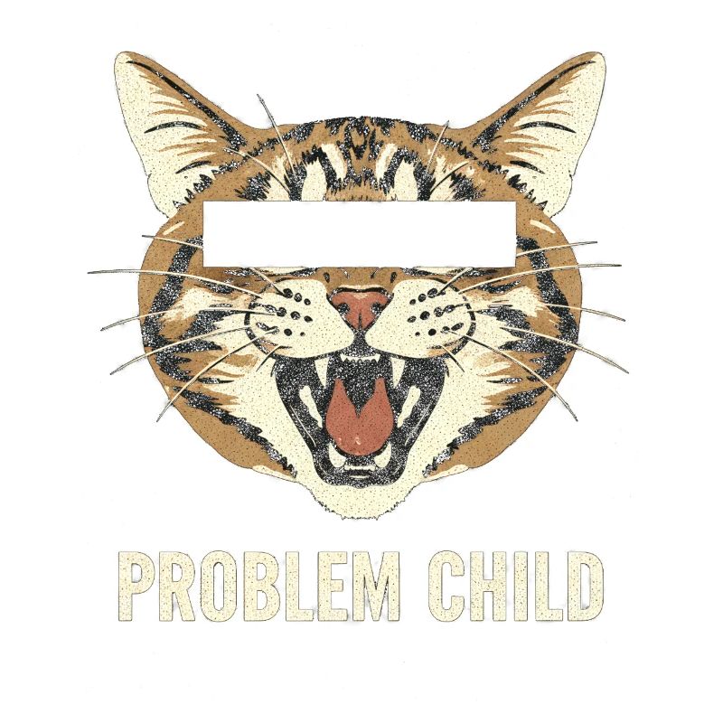 Problem Child Cat Motif