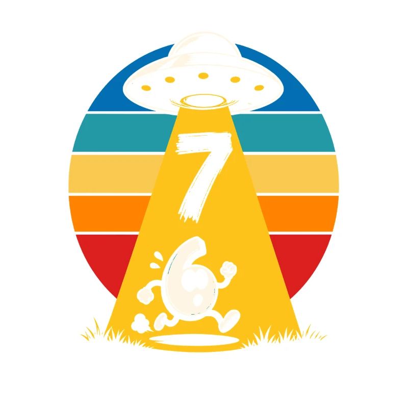 Dessin animé Rainbow UFO Abduction 6 7