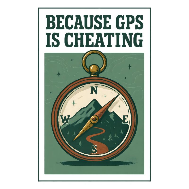 GPS is cheating | Compass Hiking