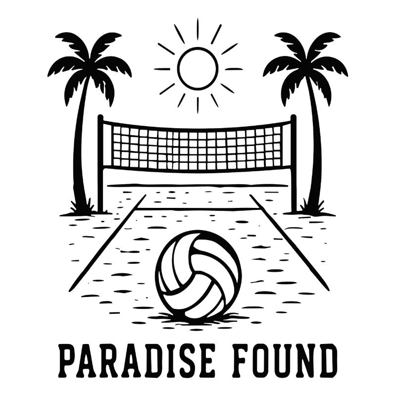 Paradise Found Beach Volleyball Summer Paradise