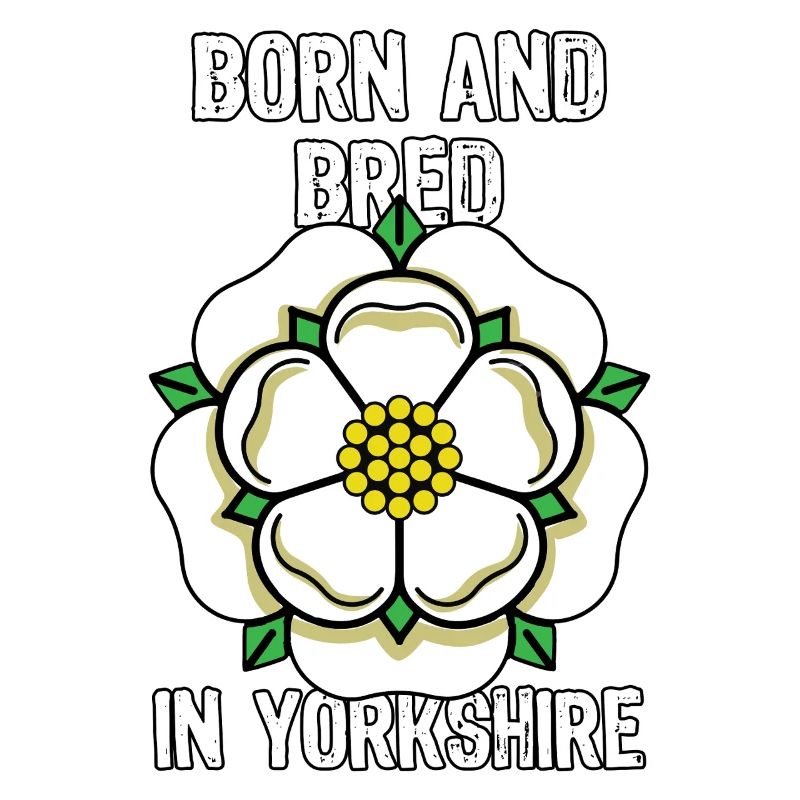 Dans le comté du Yorkshire, fière fleur du drapeau du Yorkshire