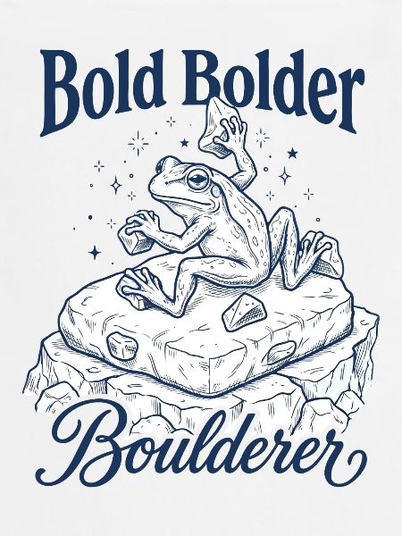Bouldering Bold Bolder Boulderer