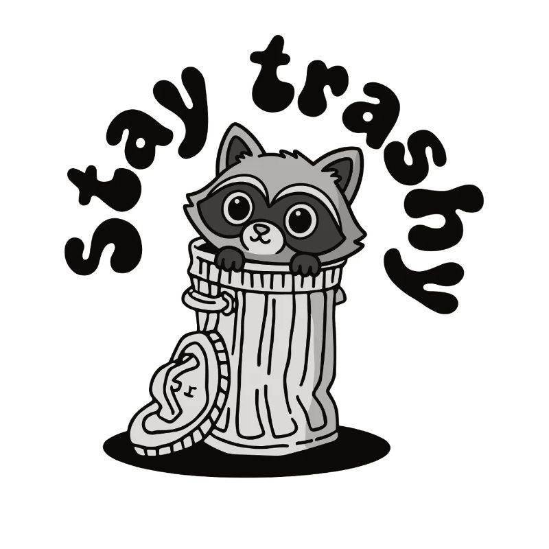 Reste Trashig, Mignon Panda Raton Laveur Ordures