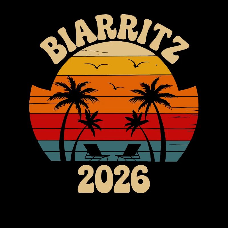 Biarritz Sunset 2026 Retro