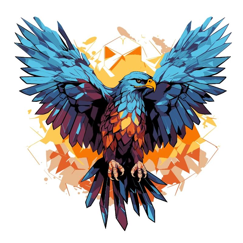 Eagles flying