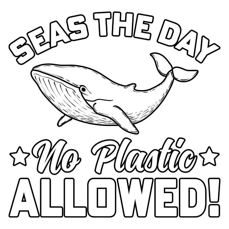 Seas the day no plastic allowed