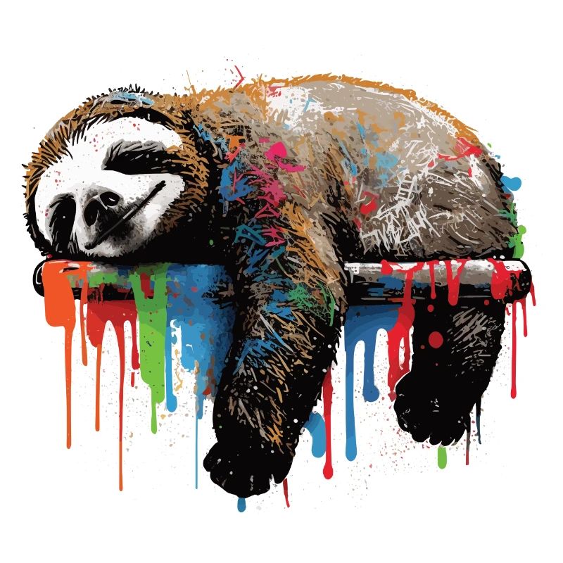 Graffiti Sloth
