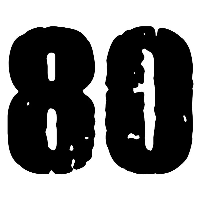 80 number jersey
