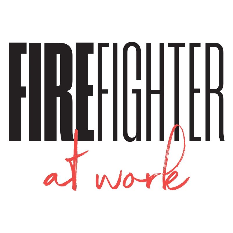 Firefighter at work