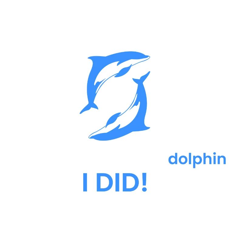 Touching a dolphin!