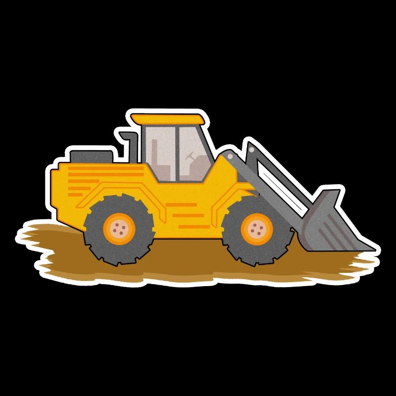 Excavator Construction Site Construction Worker Construction Earth I Gift