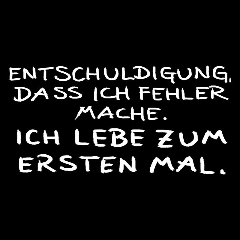Entschuldigung, dass ich Fehler mache.