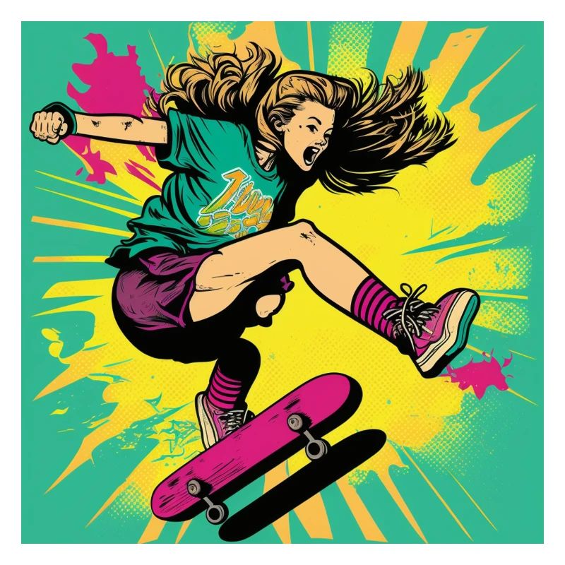 Skater-Mädchen