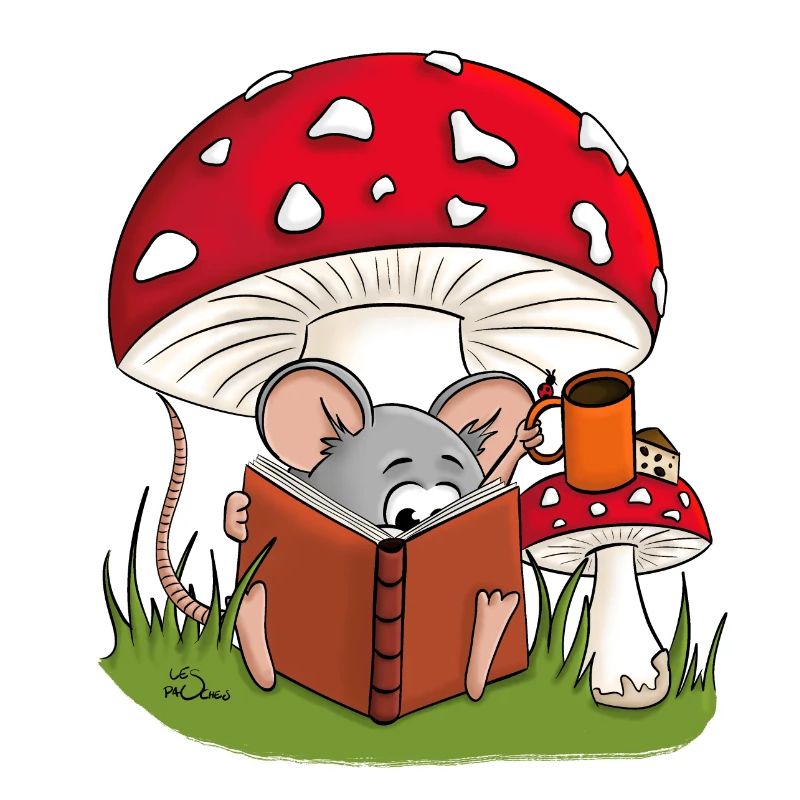 Mouse under Mushroom