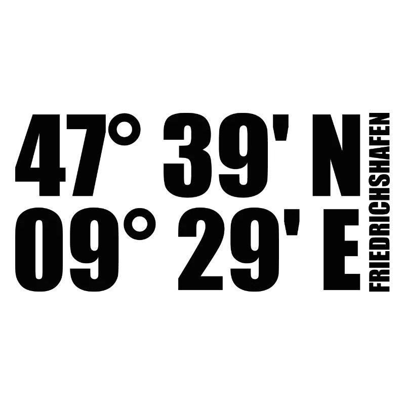 Coordonnées de Friedrichshafen