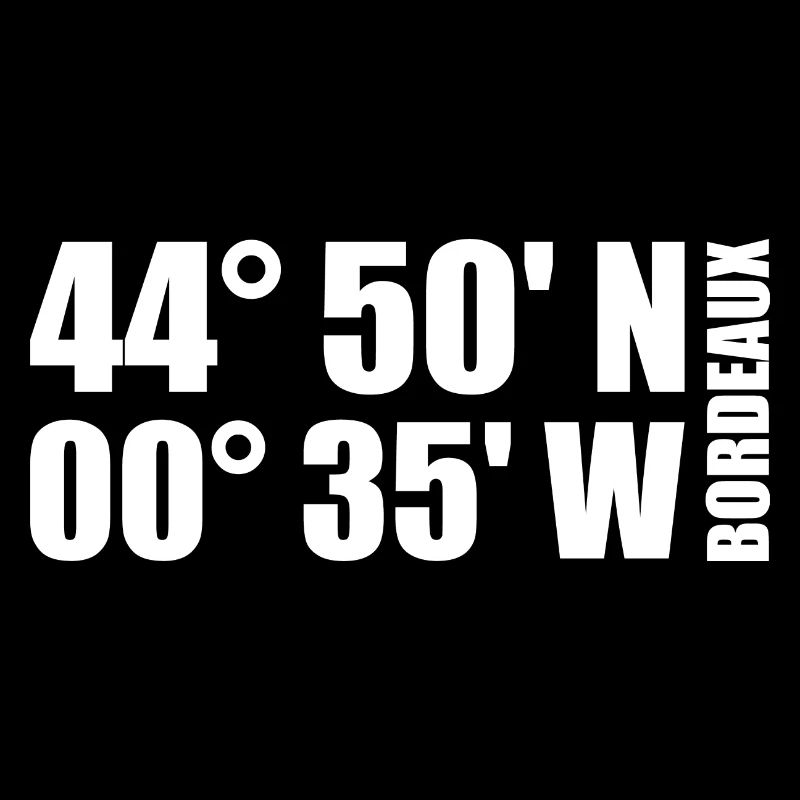 Bordeaux coordinates
