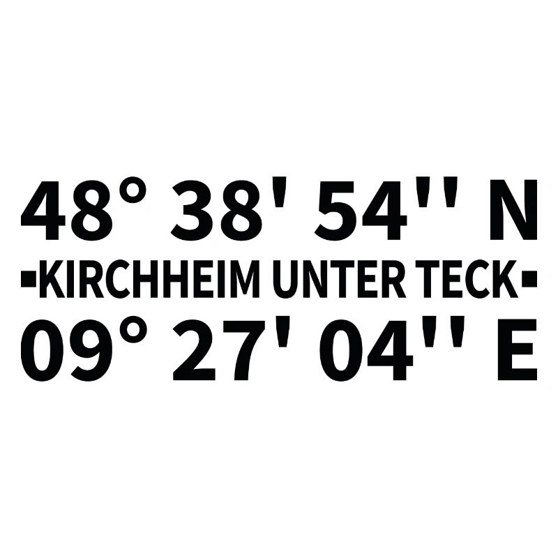 Kirchheim unter Teck coordinates