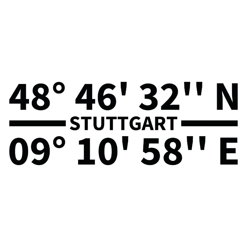 Coordonnées de Stuttgart