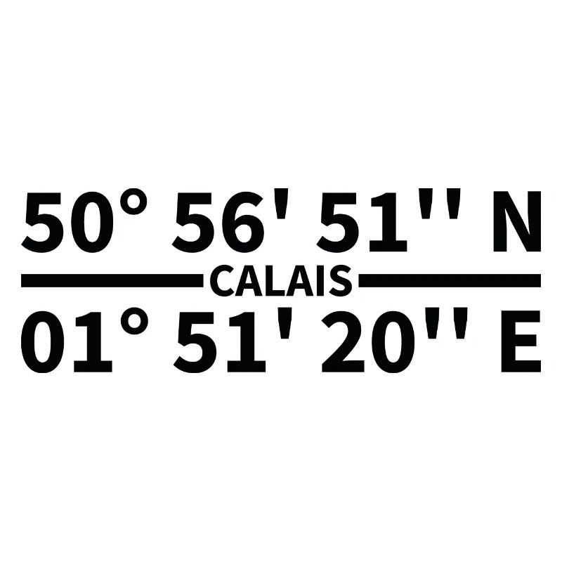 Coordonnées de Calais