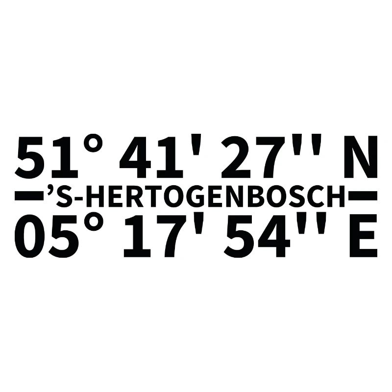 Coordonnées de 's-Hertogenbosch