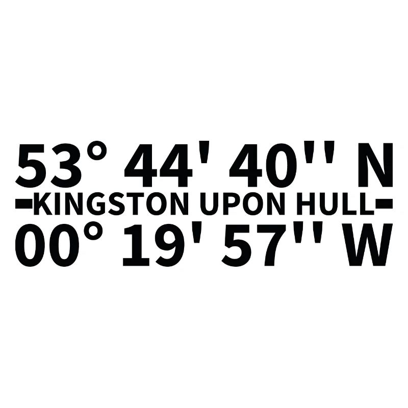 Kingston upon Hull coordinates