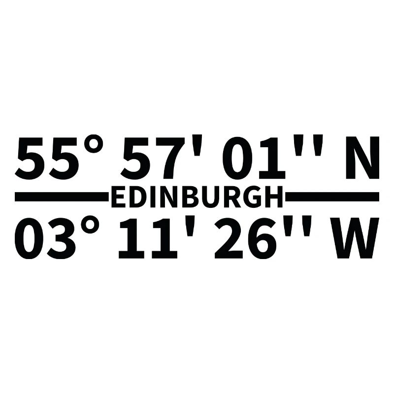 Edinburgh coordinates