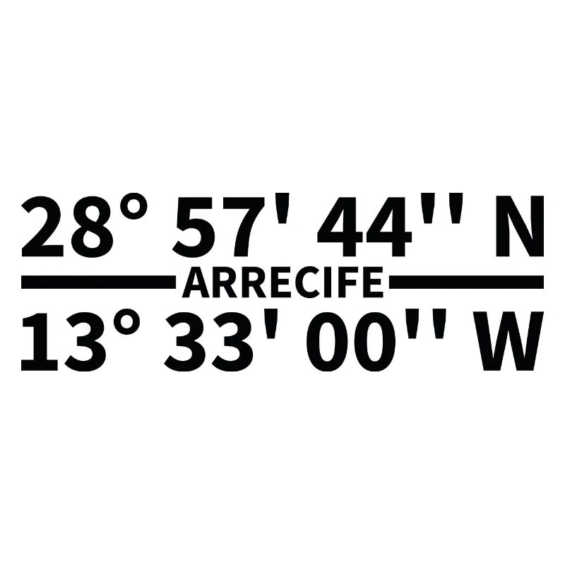 Coordonnées d’Arrecife