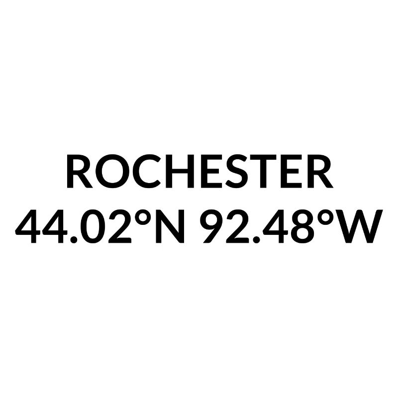 Rochester, Minnesota, USA Coordinates
