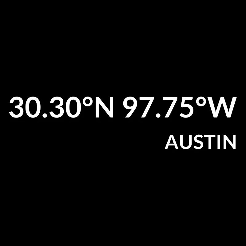 Coordonnées Austin, Texas, États-Unis