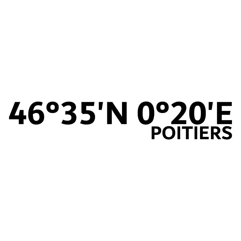 Coordonnées de Poitiers