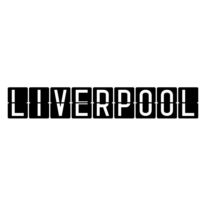 Panneau de l’aéroport de Liverpool