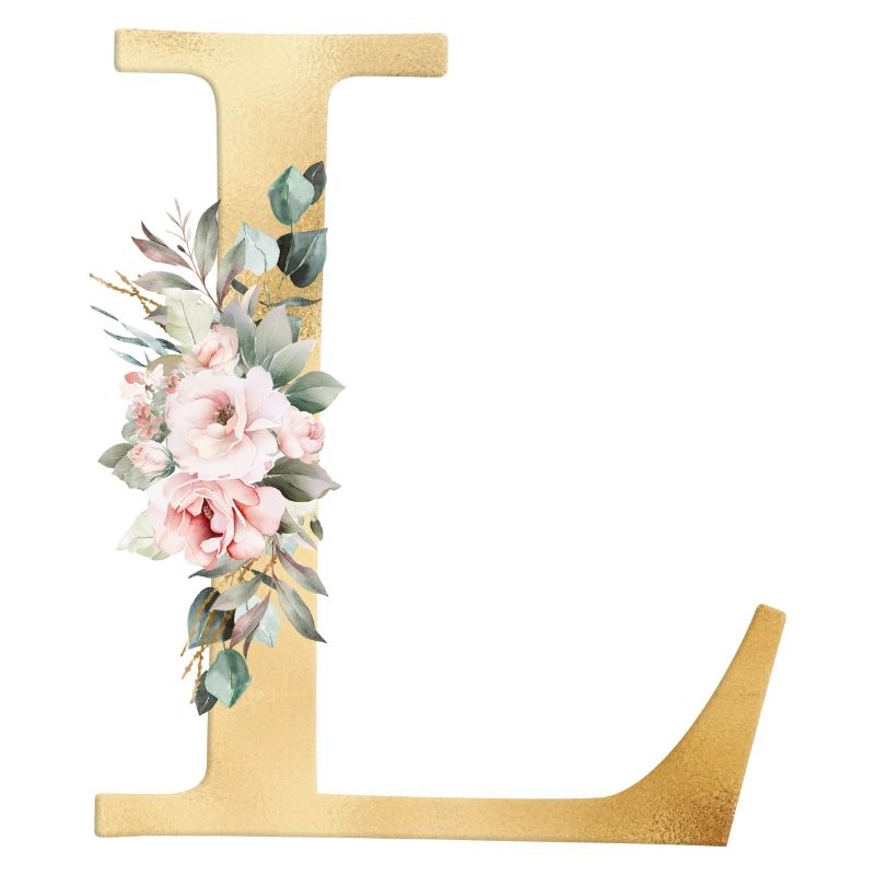 l Customizable Monogram Floral