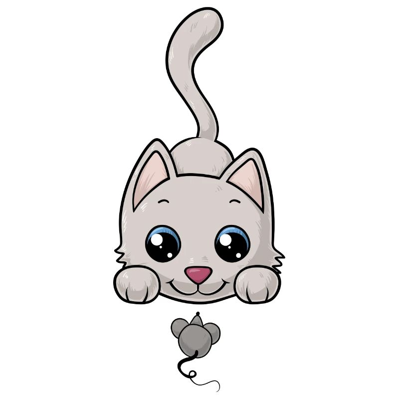 chat bande dessinée douce