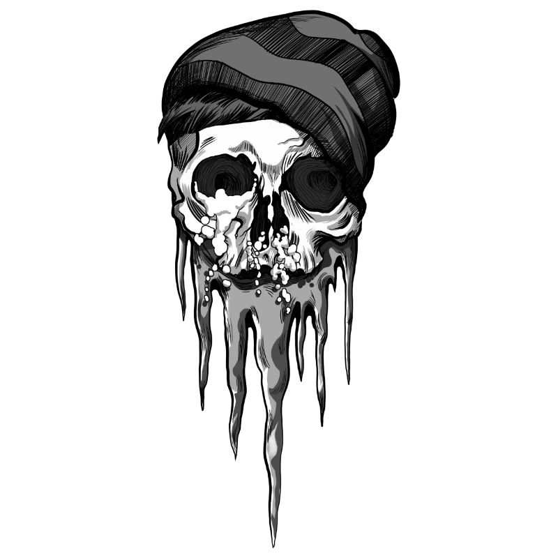 Crâne congelé
