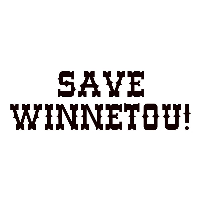 save winnetou,font,typo,black,western