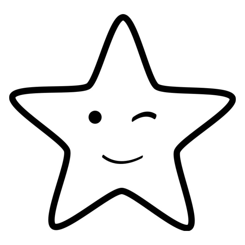 Zwinkernder Stern