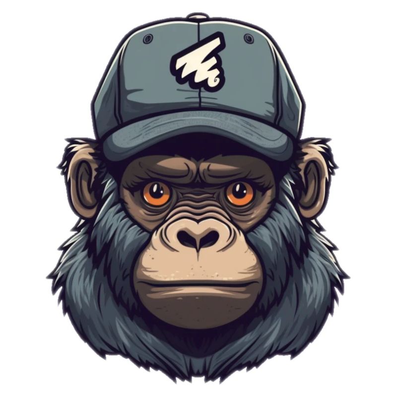 Monkey with cap
