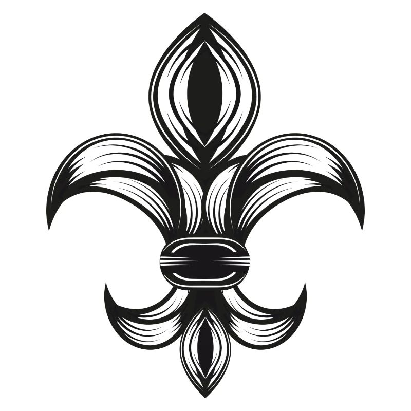 stylized iris - Fleur-de-Lys