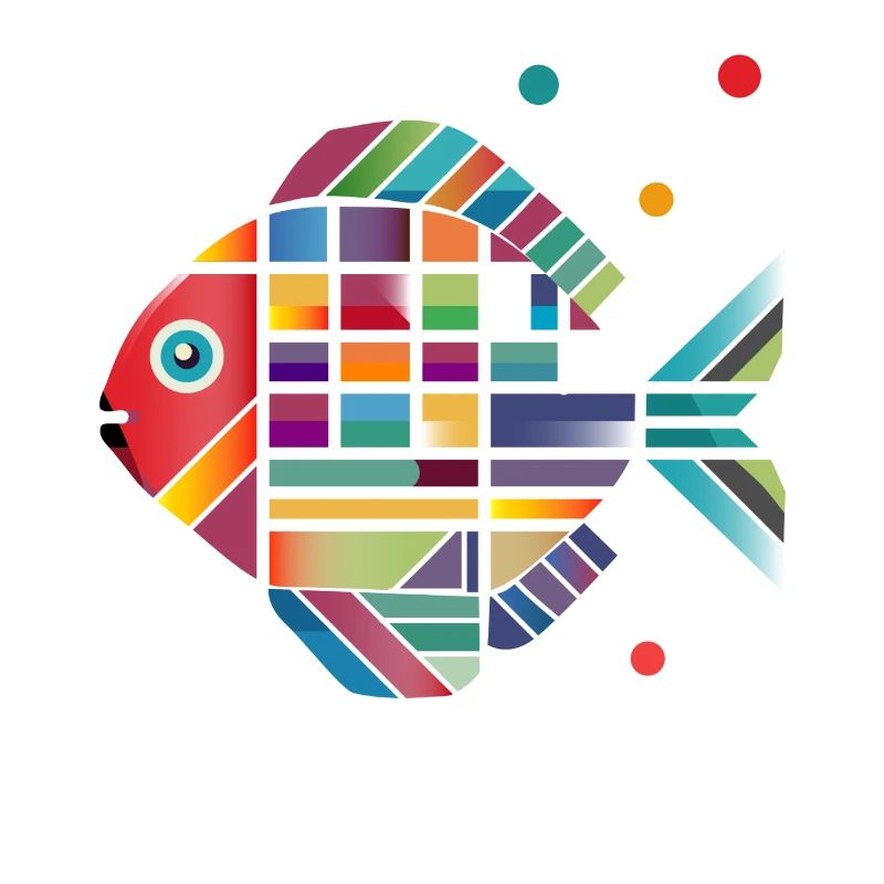 colorful fish – Lively design for fresh style