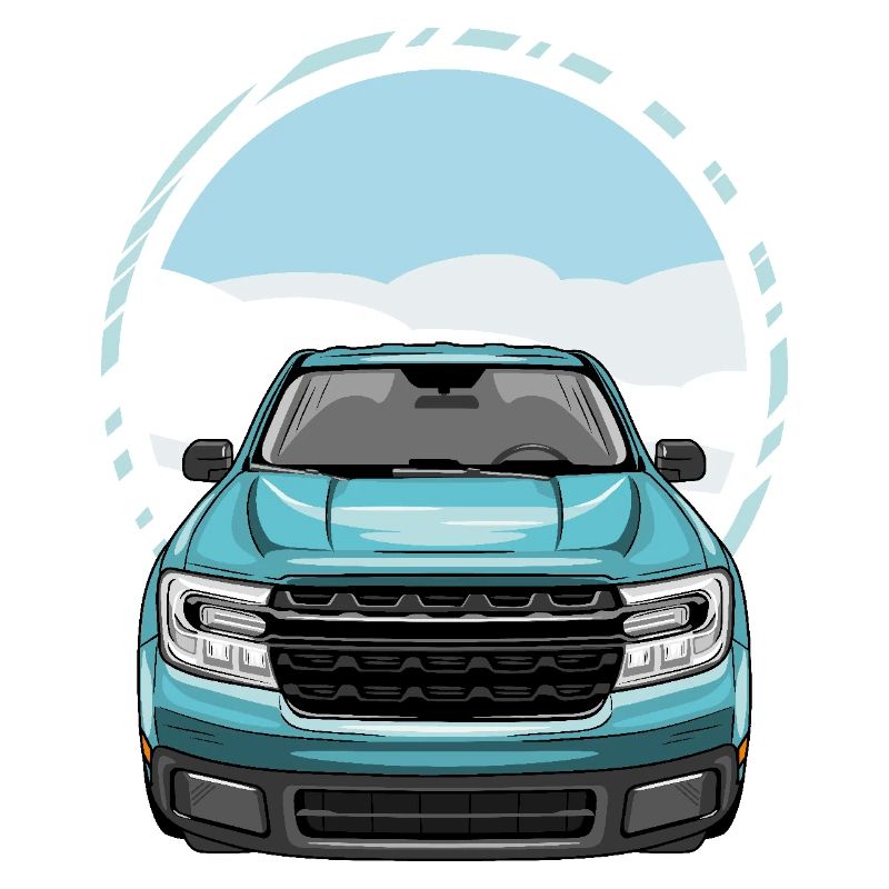 Pickup front view