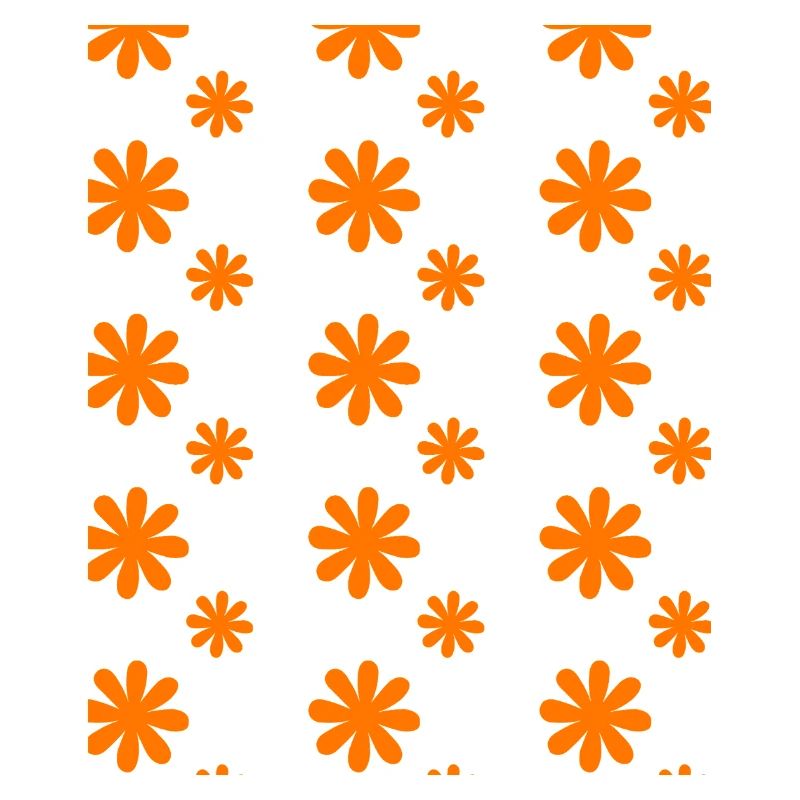 Orange Blossoms on Black