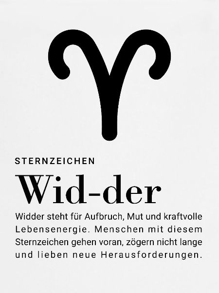 Sternzeichen Widder