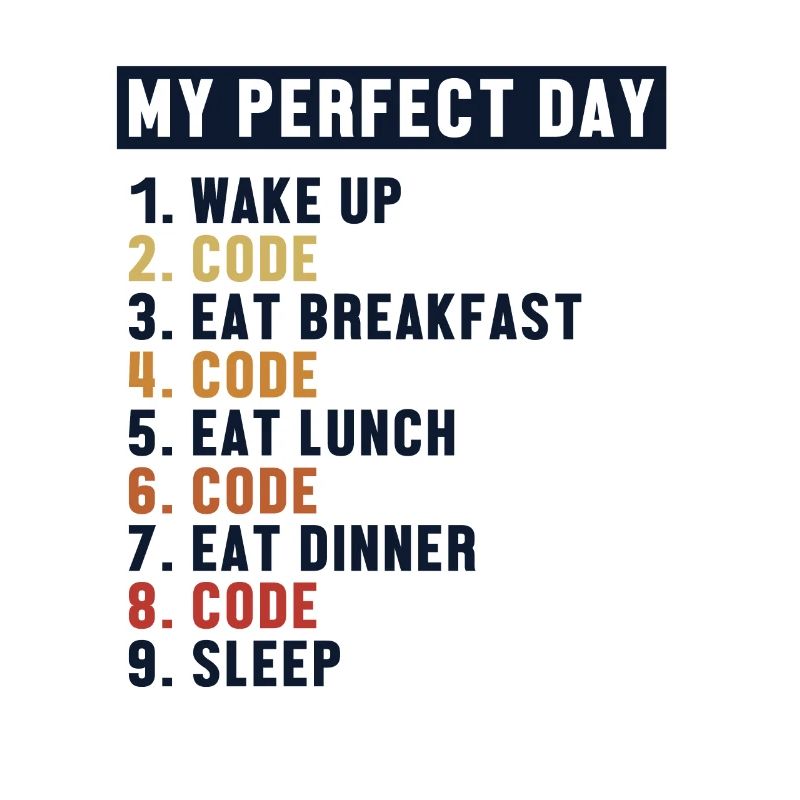 Coding Perfect Day Coder Engineer Software