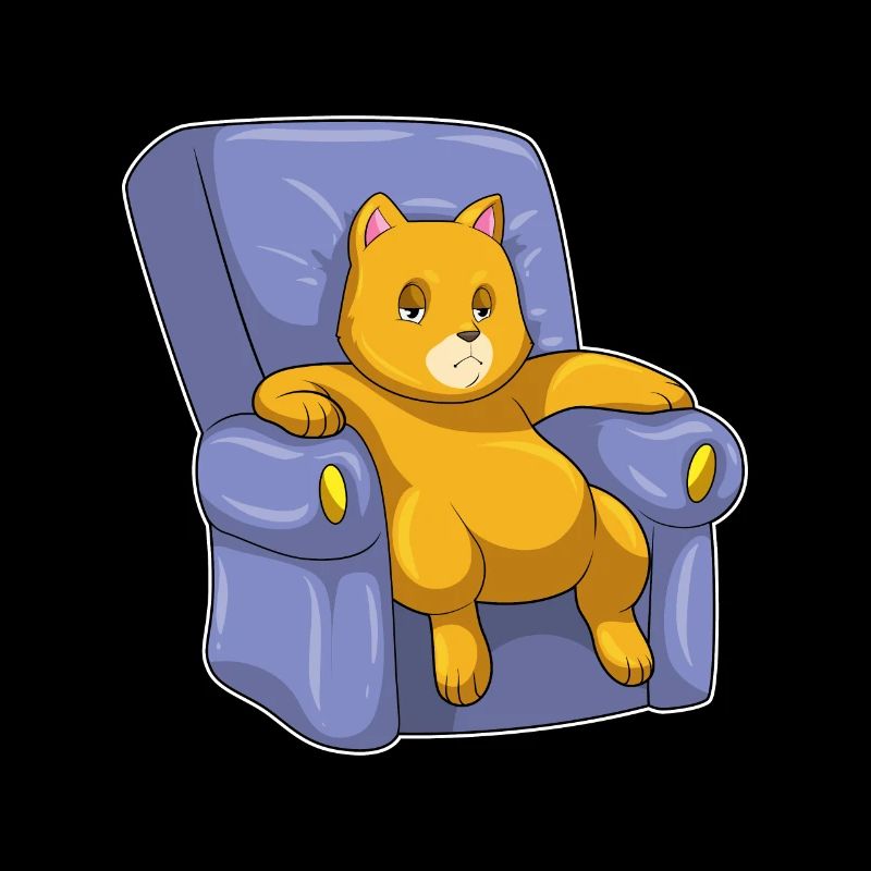 Chat avec canapé