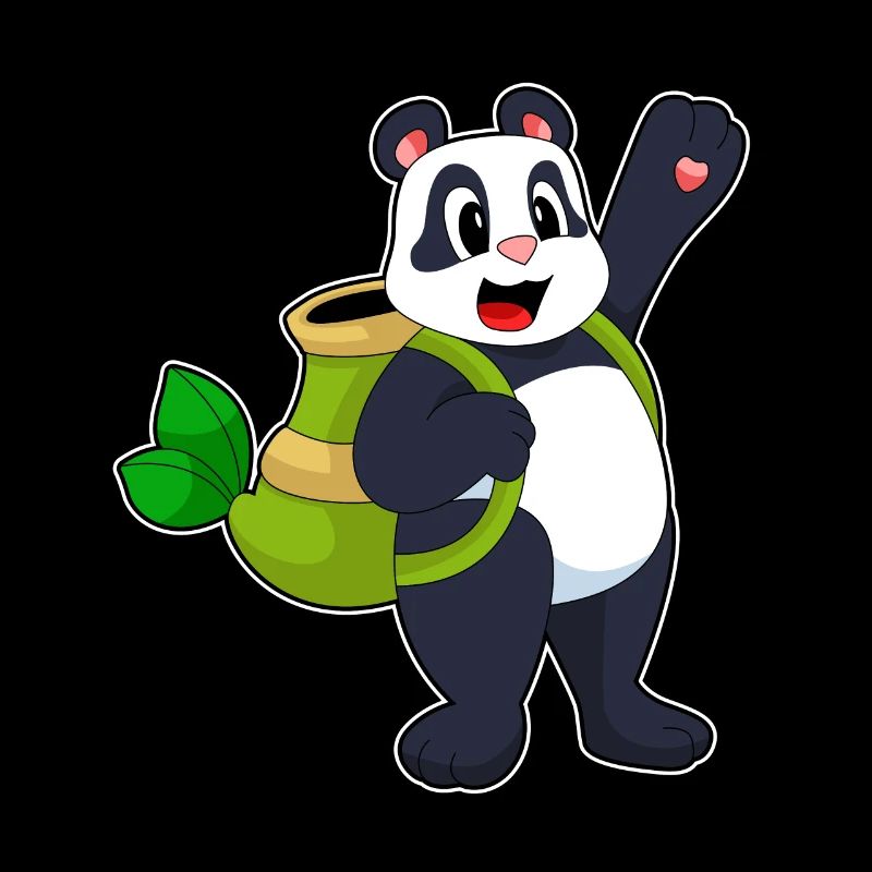 Panda Bamboo Backpack