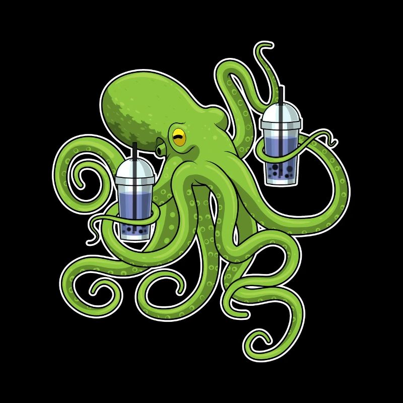 Octopus Bubble tea