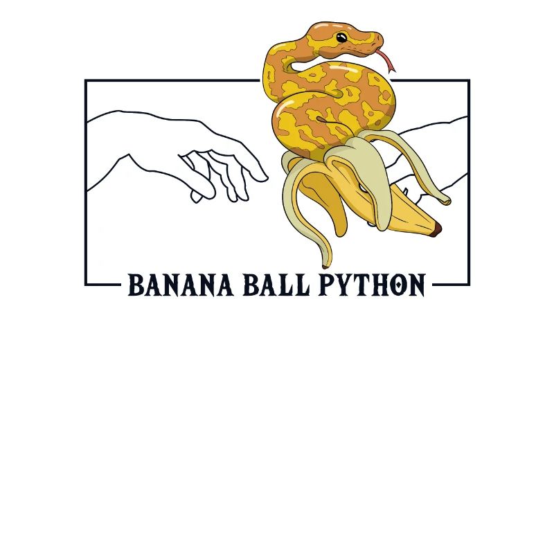 Michelangelo Création d’Adam Banana Ball Python