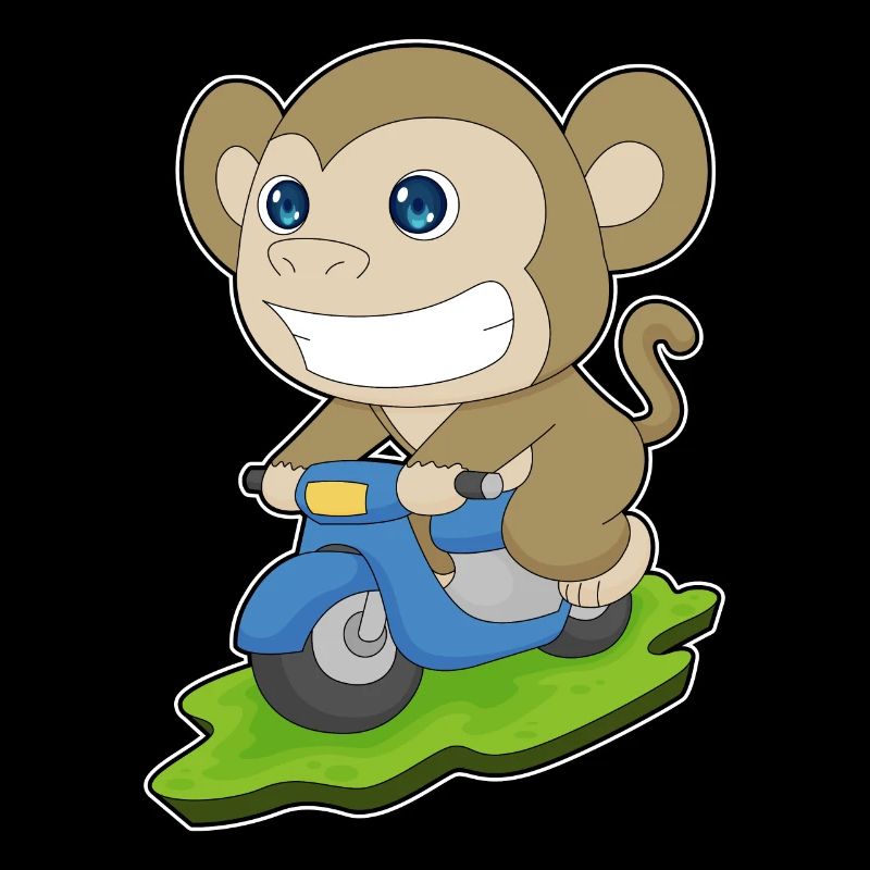 Affe Motorroller