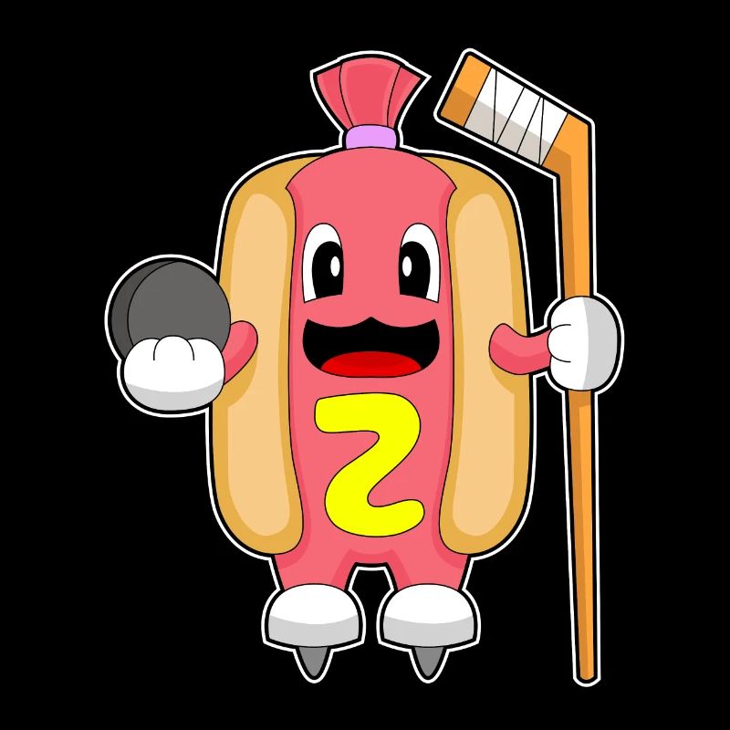 Hotdog Eishockey Eishockeyschläger