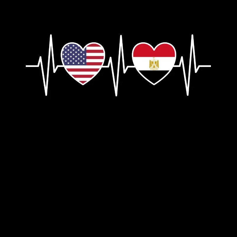 États-Unis et Égypte Drapeaux du drapeau égyptien